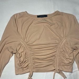 LONG SLEEVE CROP TOP